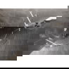 Mexen Lunar cabină de duș semirotundă batantă 70 x 70 cm, transparentă, albă - 833-070L-070P-20-00