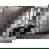 Mexen Lunar cabină de duș semirotundă cu deschidere dreapta 90 x 70 cm, transparent, gun metal - 833-090P-070L-95-00