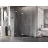Mexen Lunar L cabină de duș pentagonală rabatabilă stânga 90 x 80 cm, transparent, crom - 831L-090L-080P-01-00-L
