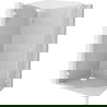 Mexen Lunar L cabină de duș pentagonală pivotantă stânga 100 x 80 cm, transparent, albă - 831L-100L-080P-20-00-L