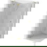 Mexen Lunar L cabină de duș pentagonală rabatabilă stânga 90 x 90 cm, transparent, auriu - 831L-090L-090P-50-00-L