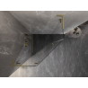 Mexen Lunar L ötoldalú balra nyíló zuhanykabin 80 x 80 cm, átlátszó, arany kefélt felület - 831L-080L-080P-55-00-L