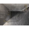 Mexen Lunar L cabina de duș pentagonală basculantă stânga 100 x 80 cm, transparentă, auriu periat - 831L-100L-080P-55-00-L