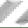 Mexen Lunar L cabină de duș pentagonală cu ușă rabatabilă stânga 90 x 90 cm, transparentă, aur roz - 831L-090L-090P-60-00-L
