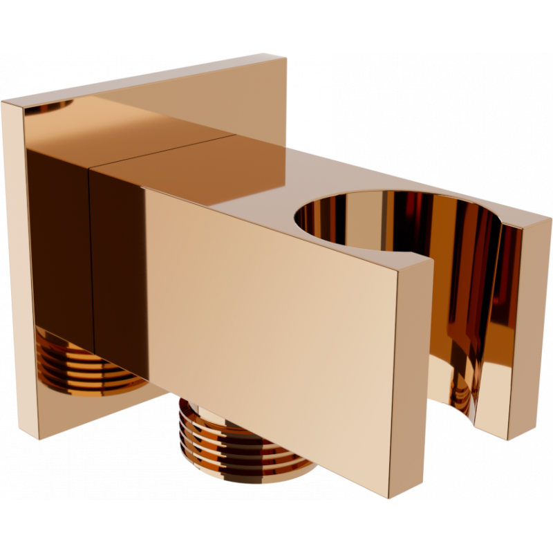 Mexen Cube szögletes csatlakozó, rózsaarany - 79300-60