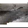 Mexen Lunar L ötszögletű balra nyíló zuhanykabin 80 x 80 cm, áttetsző, fegyverfém - 831L-080L-080P-95-00-L