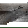 Mexen Lunar L ötszögletű zuhanykabin balra nyíló 100 x 90 cm, átlátszó, fémszürke - 831L-100L-090P-95-00-L