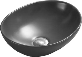 Mexen Elza lavoar pe blat 40 x 33 cm, gri închis mat - 21014071