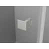 Cabină de duș pentagonală cu deschidere stânga Mexen Lunar L 90 x 90 cm, transparent, nichel periat - 831L-090L-090P-97-00-L
