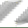 Mexen Lunar L cabină de duș pentagonală cu ușă batantă dreapta 80 x 80 cm, transparentă, aurie - 831L-080P-080L-50-00-P