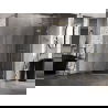 Mexen Lunar L cabină de duș pentagonală cu ușă batantă dreapta 80 x 80 cm, transparentă, aurie - 831L-080P-080L-50-00-P