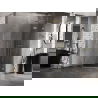 Mexen Lunar L cabină de duș pentagonală rabatabilă dreapta 80 x 80 cm, transparent, auriu periat - 831L-080P-080L-55-00-P