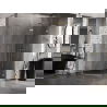 Mexen Lunar L cabină de duș pentagonală pivotantă dreapta 90 x 80 cm, transparent, auriu periat - 831L-090P-080L-55-00-P