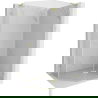 Mexen Lunar L cabină de duș pentagonală pivotantă dreapta 90 x 80 cm, transparent, auriu periat - 831L-090P-080L-55-00-P