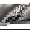 Mexen Lunar L cabină de duș pentagonală batantă dreapta 100 x 90 cm, transparentă, auriu periat - 831L-100P-090L-55-00-P