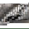 Mexen Lunar L cabină de duș pentagonală batantă dreapta 100 x 90 cm, transparentă, auriu periat - 831L-100P-090L-55-00-P