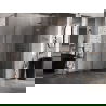 Mexen Lunar L cabină de duș pentagonală pivotantă dreapta 100 x 100 cm, transparent, aur roz - 831L-100P-100L-60-00-P