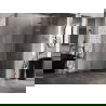 Mexen Lunar L cabină de duș pentagonală pivotantă dreapta 100 x 100 cm, transparent, aur roz - 831L-100P-100L-60-00-P
