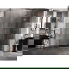 Mexen Lunar L cabină de duș pentagonală basculantă dreapta 90 x 90 cm, transparent, cupru periat - 831L-090P-090L-65-00-P