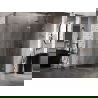 Mexen Lunar L ötszögletű zuhanykabin jobbos nyíló 100 x 90 cm, áttetsző, csiszolt réz - 831L-100P-090L-65-00-P