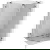 Mexen Lunar L cabină de duș pentagonală cu deschidere dreapta 100x80 cm transparent, gun gray periat - 831L-100P-080L-66-00-P