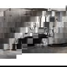 Mexen Lunar L cabină de duș pentagonală cu deschidere dreapta 100x90 cm transparent, gri armat periat - 831L-100P-090L-66-00-P