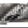 Mexen Lunar L ötszögletű jobbos nyíló zuhanykabin 100x100 cm átlátszó gun gray szálcsiszolt - 831L-100P-100L-66-00-P