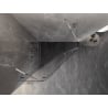 Mexen Lunar cabină de duș pentagonală cu ușă batantă stânga 90 x 90 cm, transparent, crom - 831-090L-090P-01-00-L