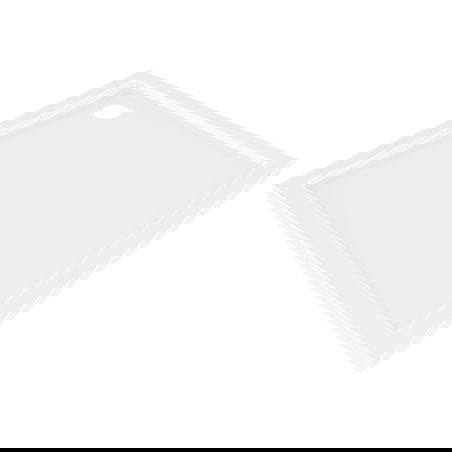 Mexen Flow brodzik pătrat slim 80 x 80 cm, alb lucios - 46S108080