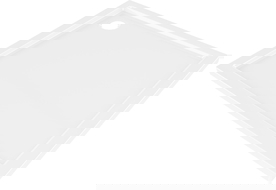 Mexen Flow brodzik pătrat slim 80 x 80 cm, alb lucios - 46S108080