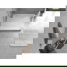 Mexen Flow brodzik pătrat slim 100 x 100 cm, alb lucios - 46S101010