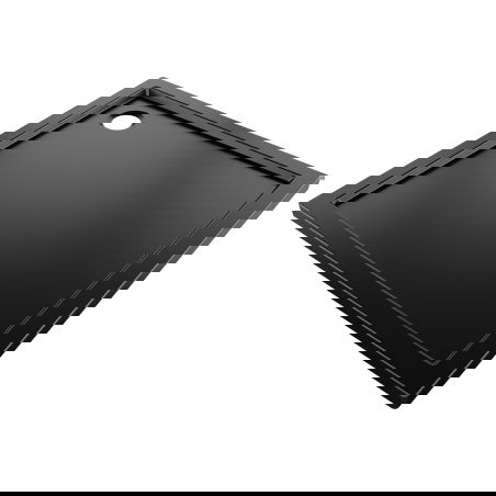 Mexen Flow cadă de duș pătrată slim 70 x 70 cm, negru mat - 46S707070