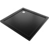 Mexen Flow szögletes zuhanytálca slim 75 x 75 cm, fekete matt - 46S707575
