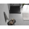 Mexen Flow szögletes zuhanytálca slim 75 x 75 cm, fekete matt - 46S707575