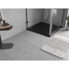 Mexen Flow szögletes zuhanytálca slim 75 x 75 cm, fekete matt - 46S707575
