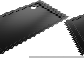 Mexen Flow cadă de duș pătrată slim 110 x 110 cm, negru mat - 46S701111
