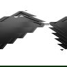 Mexen Flow cadă de duș pătrată slim 120 x 120 cm, negru mat - 46S701212