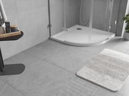 Mexen Flow cadă de duș semicirculară slim 80 x 80 cm, alb lucios - 46Q108080