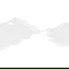 Mexen Flow félköríves slim zuhanytálca 100 x 100 cm, fehér fényes - 46Q101010