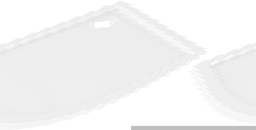 Mexen Flow brodzik semi-rotund slim 100 x 100 cm, alb lucios - 46Q101010