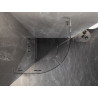 Mexen Lunar L cabina de duș semirotundă cu uși rabatabile 100 x 100 cm, transparent, crom - 833L-100L-100P-01-00