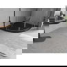 Mexen Flow cadă de duș semicirculară subțire 100 x 100 cm, negru mat - 46Q701010