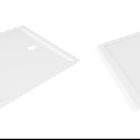 Mexen Flow cadă de duș dreptunghiulară slim 140 x 70 cm, alb lucios - 46R107014