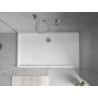 Mexen Flow cadă de duș dreptunghiulară slim 150 x 70 cm, alb lucios - 46R107015