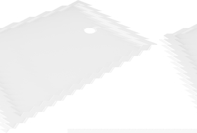 Mexen Flow téglalap alakú slim zuhanytálca 100 x 85 cm, fényes fehér - 46R108510