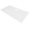 Mexen Flow téglalap alakú slim zuhanytálca 150 x 90 cm, fényes fehér - 46R109015