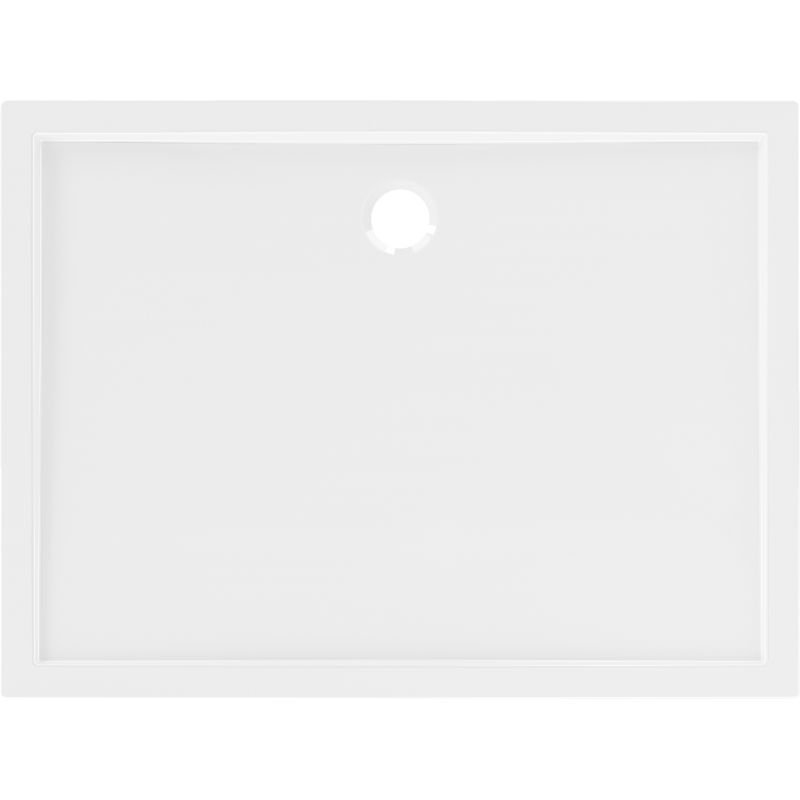 Mexen Flow téglalap alakú slim zuhanytálca 120 x 95 cm, fényes fehér - 46R109512