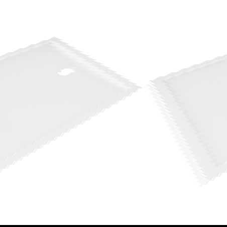 Mexen Flow cadă rectangulară slim 120 x 100 cm, alb lucios - 46R101012
