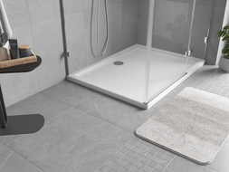 Mexen Flow cadă rectangulară slim 120 x 100 cm, alb lucios - 46R101012