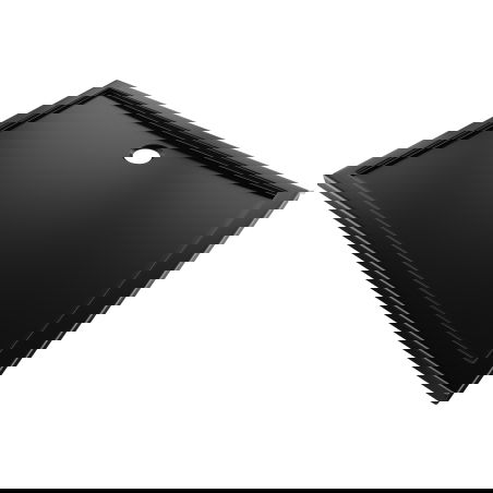 Mexen Flow brodzik dreptunghiular slim 120 x 70 cm, negru mat - 46R707012